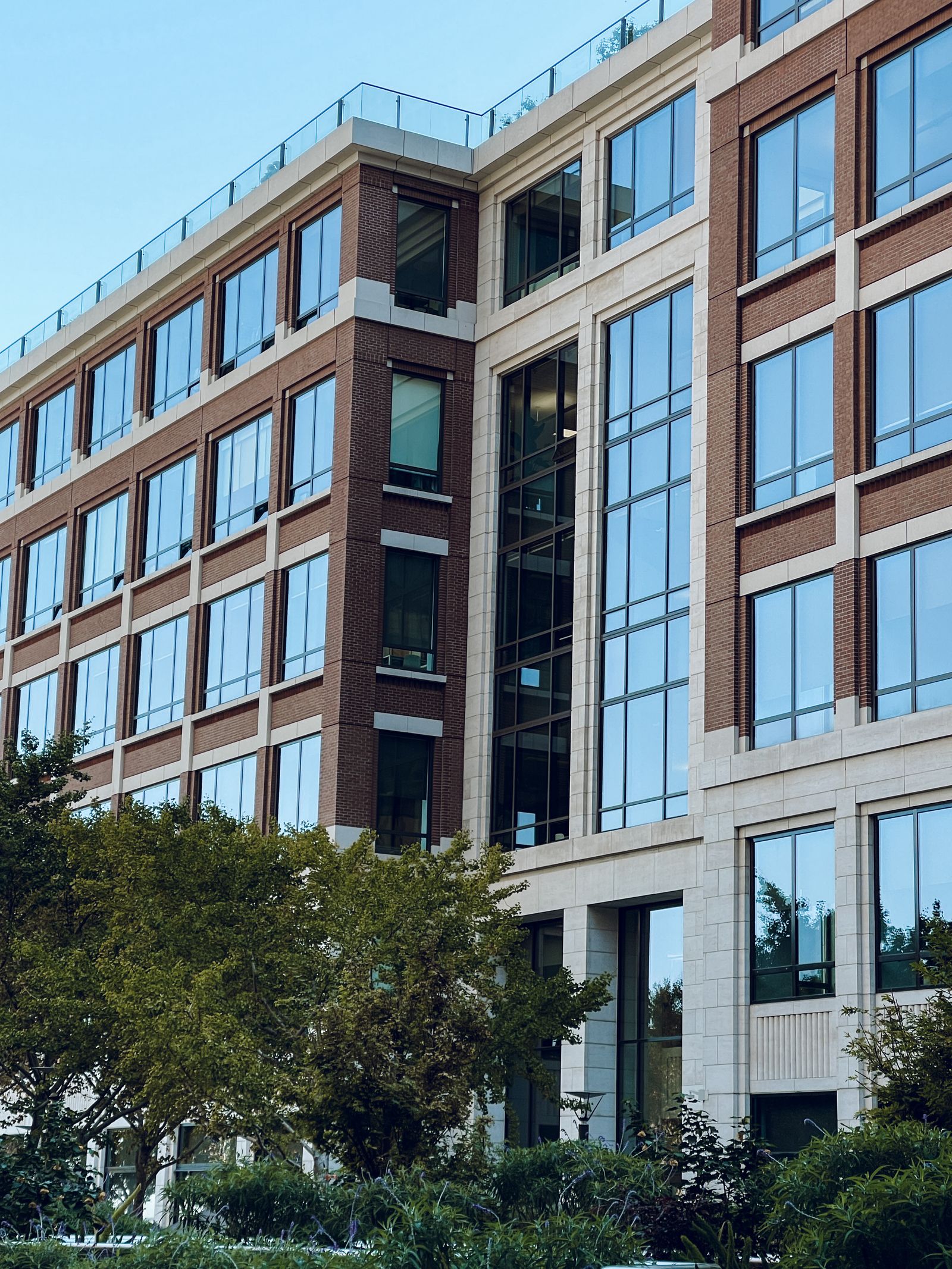Editorial photograph of a contemporary commercial building